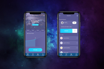 简约时尚运动健身APP UI KITS（XD）