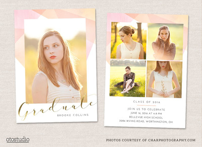 毕业公告海报 Graduation Announcement Template