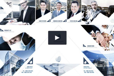 干净的影视产品与服务动态AE模版素材[AEP]