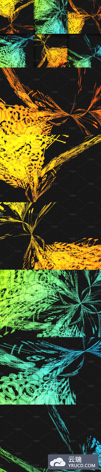 抽象的背景纹理素材 Abstract backgrounds