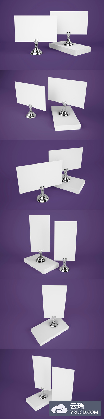 高端名片卡片样机 Business Cards letterpress paper