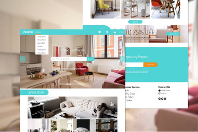 时尚优雅多用途的民宿预定网站UI KITS
