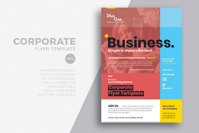 时尚高端多用途的商务商业质感海报宣传单DM设计模板（psd）