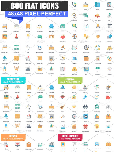 商业扁平化图标 Business Flat Icons