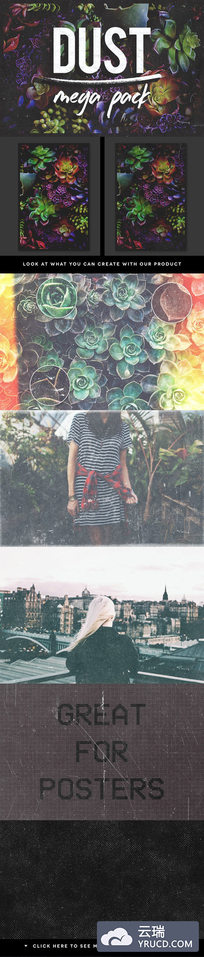 怀旧效果的图层样式 Dust Mega Pack