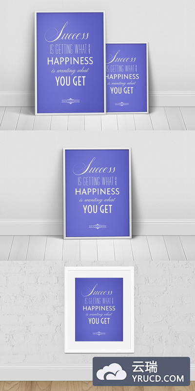 海报样机画框 Poster mock-up