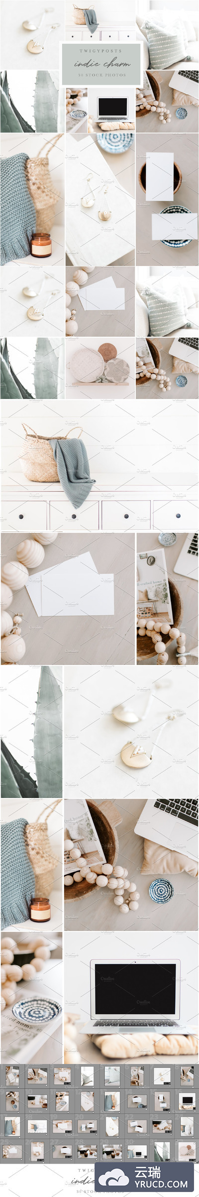 30个时尚的图片合集 Indie Charm - 30 Styled Stock Photos