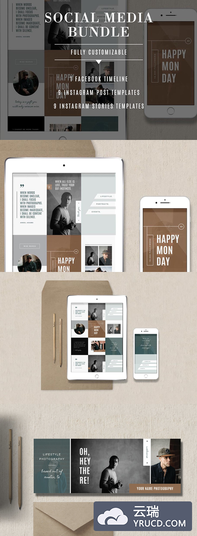 社交媒体模版 Social Media Template Bundle