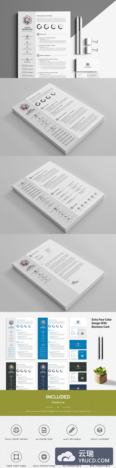 极简主义简历模版 Minimal Resume/CV