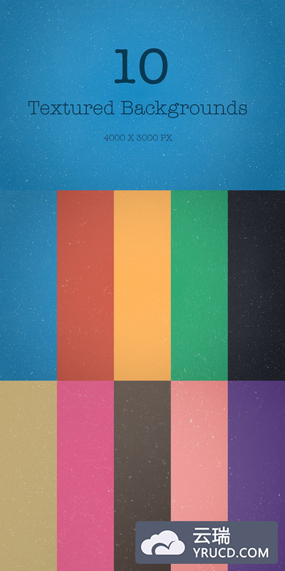 10种背景纹理素材 10 Textured Backgrounds
