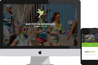 Bootstrap技术的高端Wordpress网站模版 Colibri – One Page Parallax Multipur