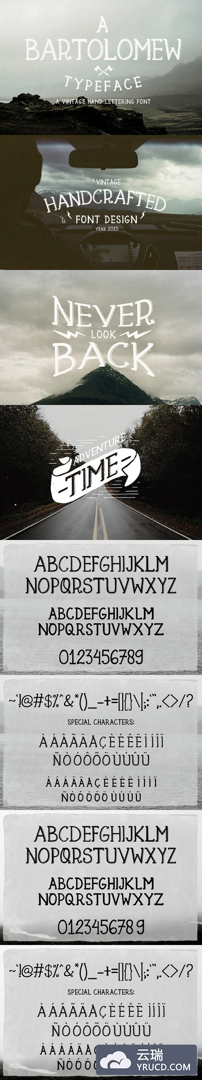 lomo风格字体 Bartolomew Serif