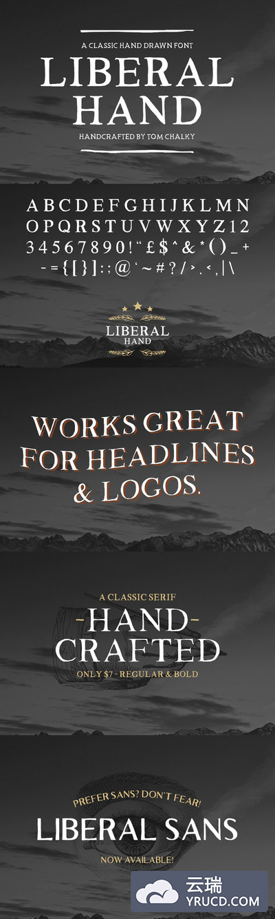 衬线字体 Liberal Hand