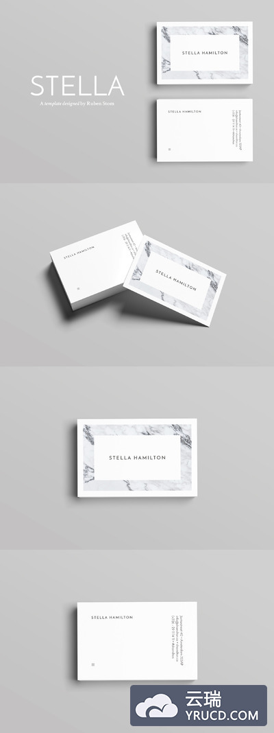 史黛拉名片模板 Stella Business Card Template