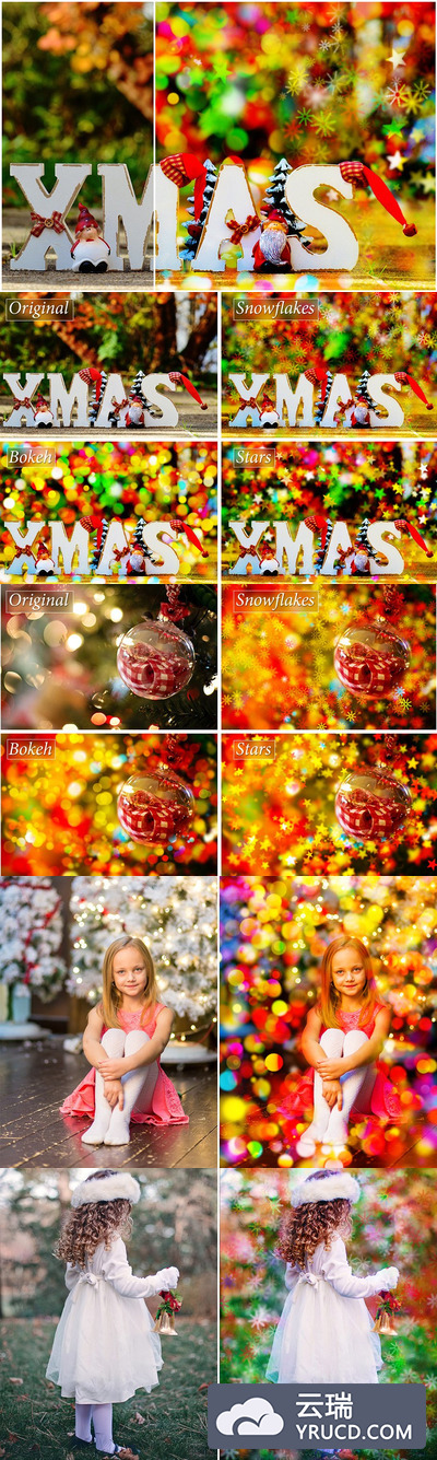 圣诞节特效PS动作 Christmas Ps Actions
