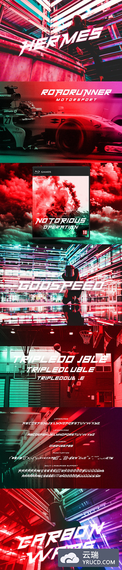 粗矿的字体 Hermes - Display Font