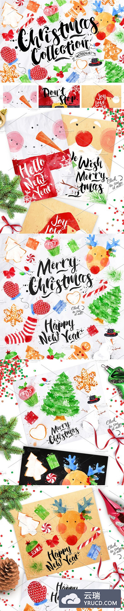 圣诞节元素素材合集 Christmas Collection