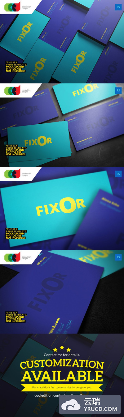 商业卡片模版 Business Card 21