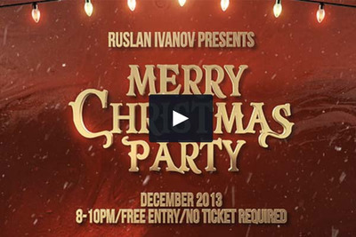 时尚圣诞节晚会盛会视频片头AE模版[AEP]