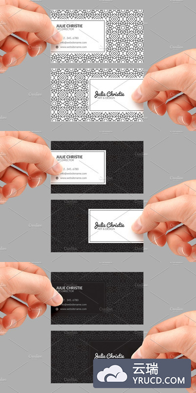 经典的商业名片模板 Vintage Business Card 49