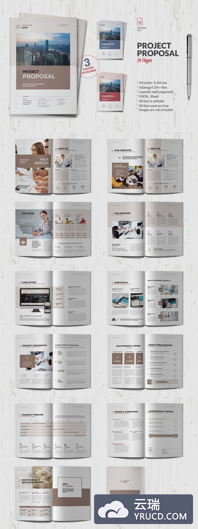 项目介绍画册 Project Proposal