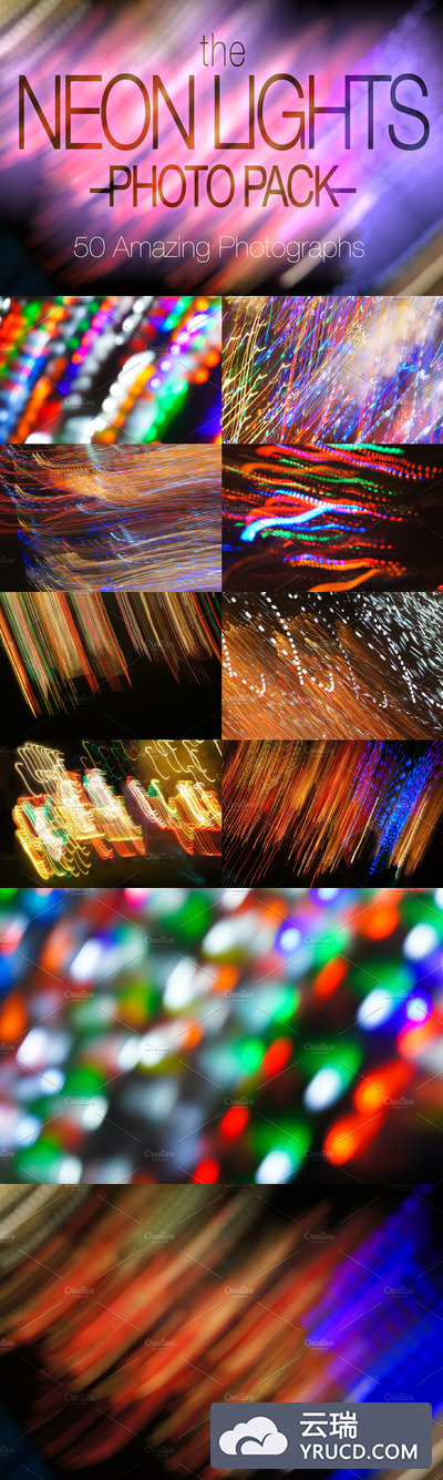 霓虹灯照片包 Neon Lights Photo Pack