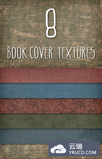 旧书封面纹理包 Old Book Covers Texture Pack 1