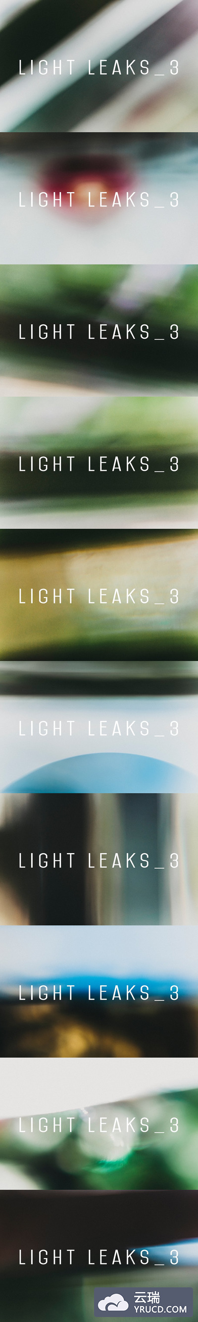 光泄漏效果的背景纹理 Light Leaks_3