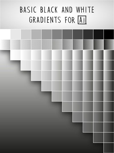 65基本黑色和白色梯度 65 BASIC BLACK AND WHITE GRADIENTS