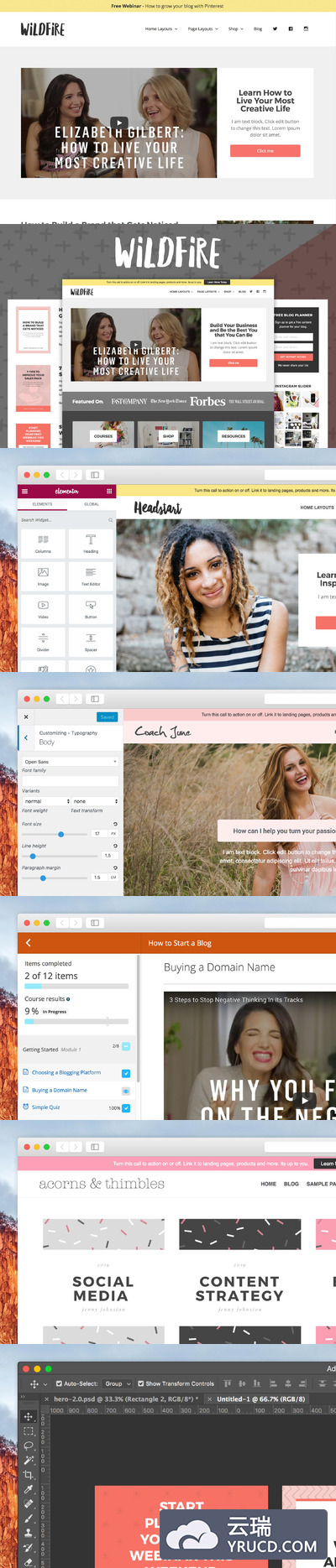 简单的多功能Wordpress主题模版 Simple Wordpress Theme - Wildfire