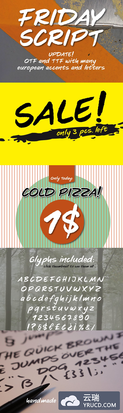手写字体 Friday Script