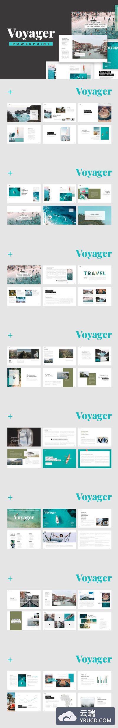 一个非常适合用于商务演示简约风格的powerpoint幻灯片演示模板（pptx）