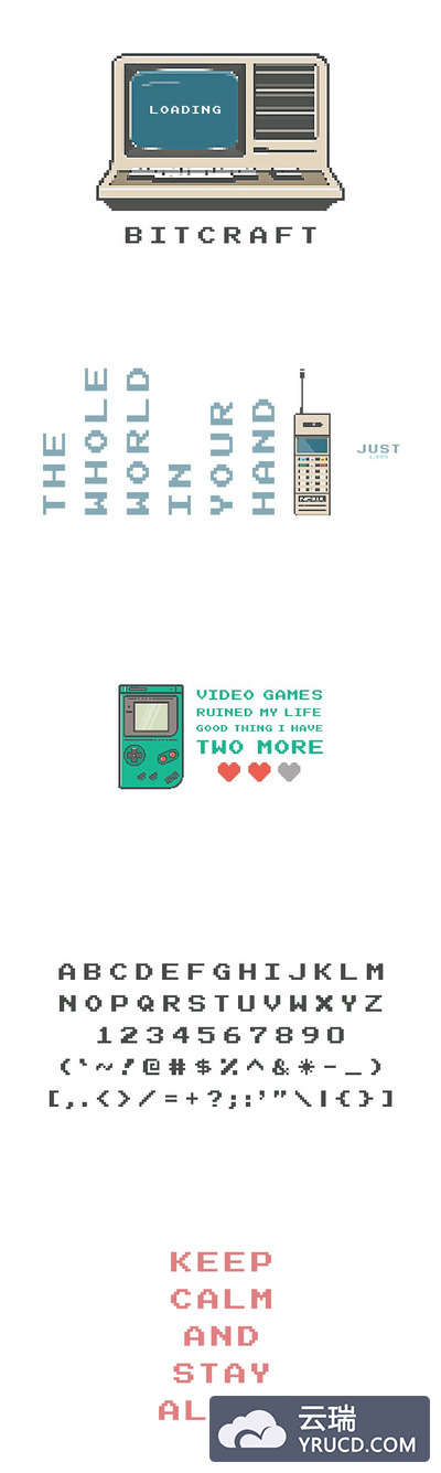 像素字体 Bitcraft