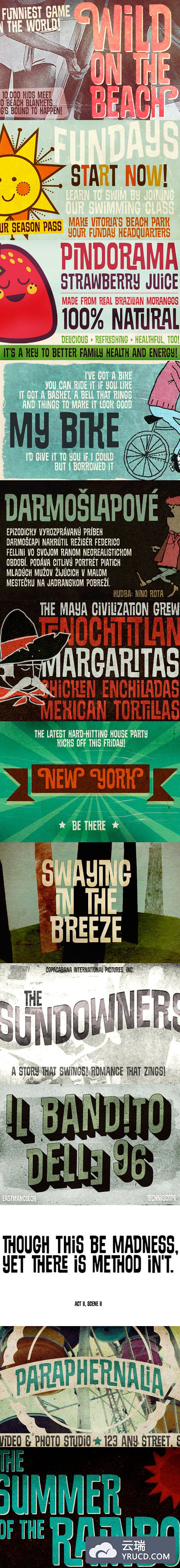 夕阳西下效果的图层样式纹理 Sundowners