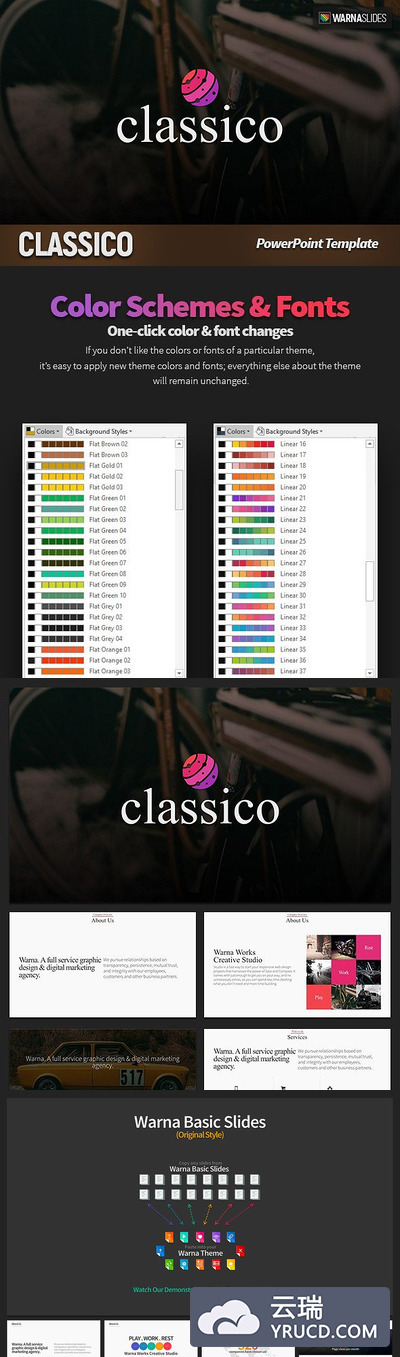 经典PowerPoint模板 Classico PowerPoint Template