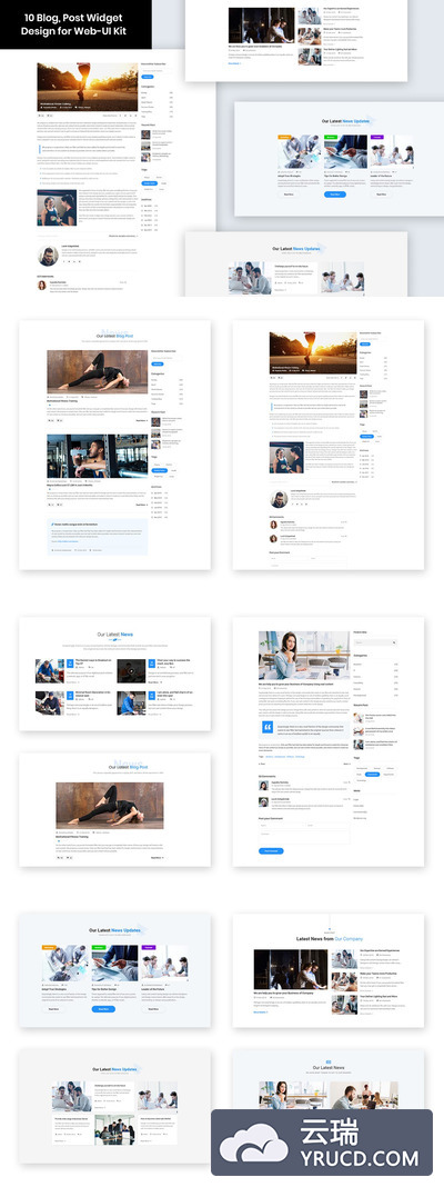 用于Web-UI Kit的Post Widget设计