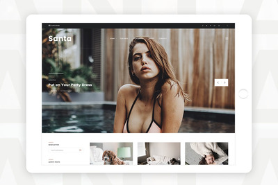 时尚高端多用途的个人博客网站设计模板