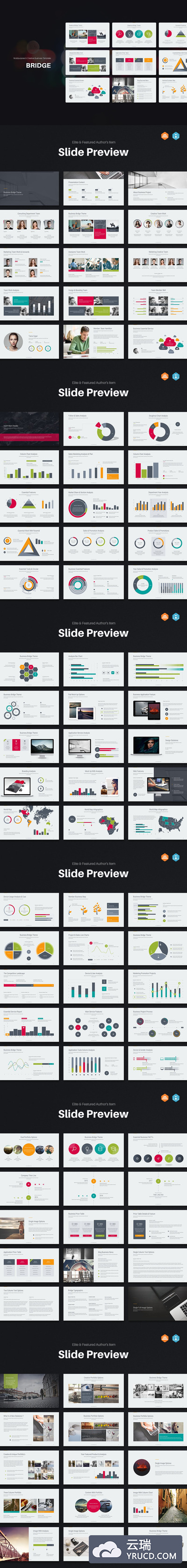 时尚高端多用途的高品质keynote幻灯片演示模板（key）