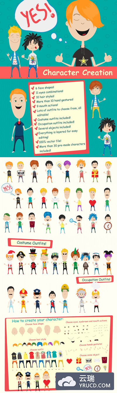 角色创作套工具包 Character Creation Kit