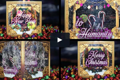 圣诞节新年活动开场视频AE模版 [AEP]