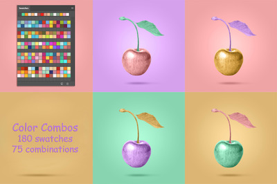 数字绘画的颜色色板 ColorCombinations for DigitalPanting