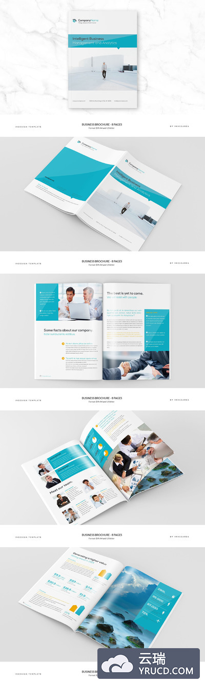 商业画册模板 Business Brochure - 8 Pages