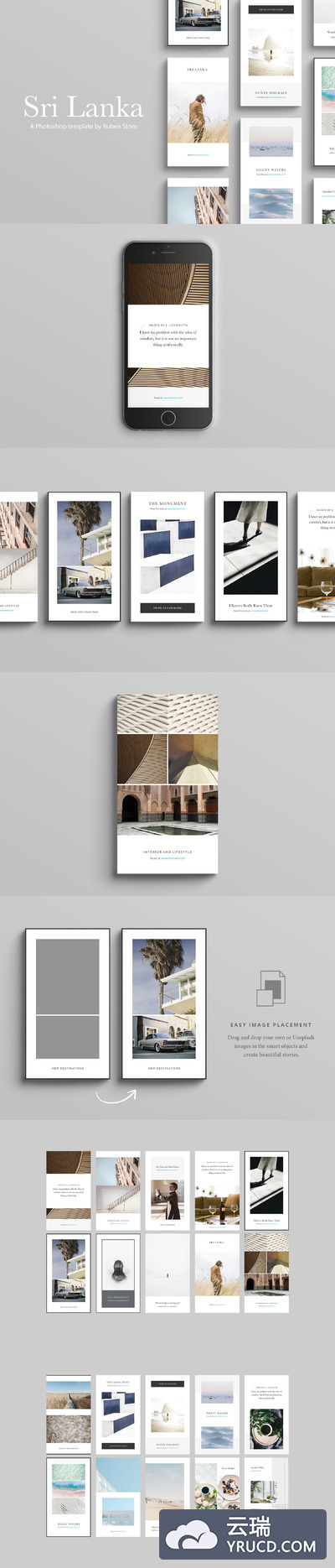 高端的INS图片模板 Sri Lanka Instagram Stories