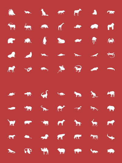 85个动物图标 85+ Animals Vector Icons