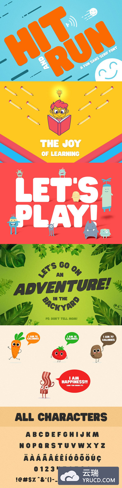 时尚可爱憨厚的Fun Sans Serif英文字体