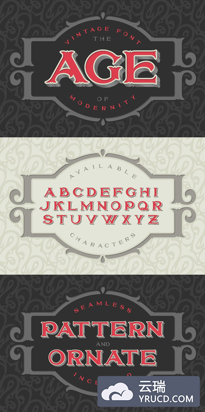 年代感的字体 The age of modernity font