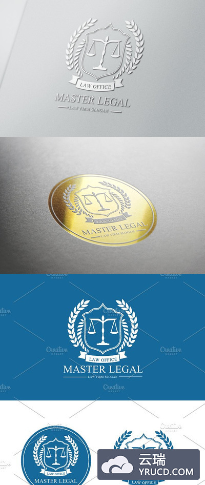 律师事务所logo标志模板 Law Firm Logo