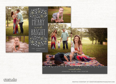 圣诞节卡片模板 Christmas Card Template CC167