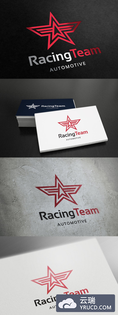 赛车队logo模板 Racing Team