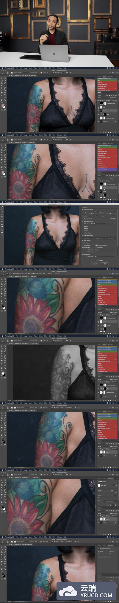 Photoshop 肖像大师的腋下修饰教程